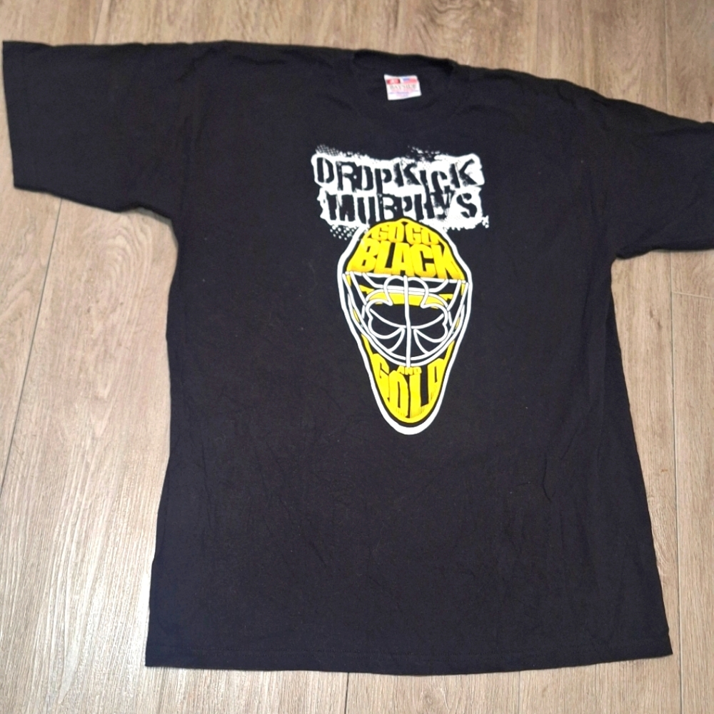 Vintage 90's Dropkick Murphy's Boston Bruins Punk Band Mens Large T-Shirt